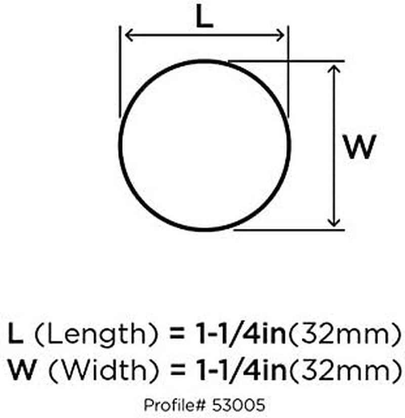 | Cabinet Knob | Oil Rubbed Bronze | 1-1/4 Inch (32 Mm) Diameter | Edona | Drawer Knob | Cabinet Hardware (Pack of 1)